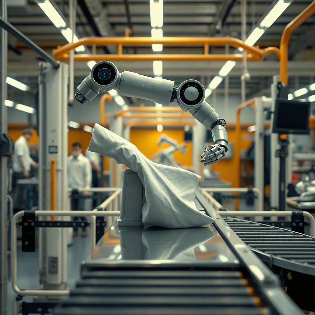 giysi katlama robotları