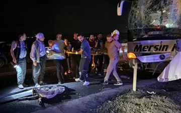 yolcu otobüs çarpışması