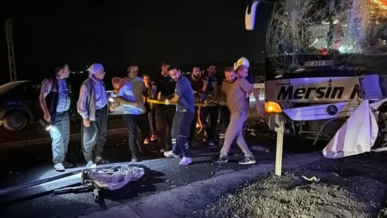yolcu otobüs çarpışması
