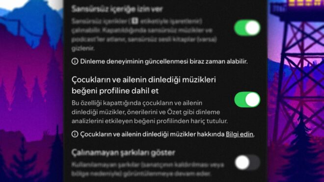Spotify çocuk müzikleri